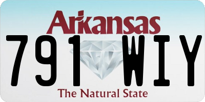 AR license plate 791WIY