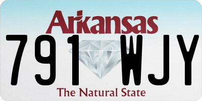 AR license plate 791WJY