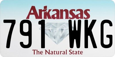 AR license plate 791WKG