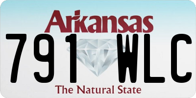 AR license plate 791WLC