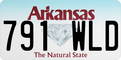 AR license plate 791WLD