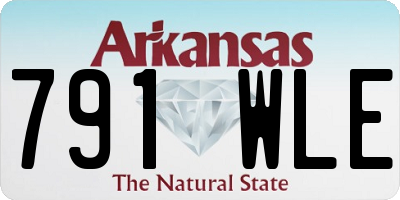 AR license plate 791WLE