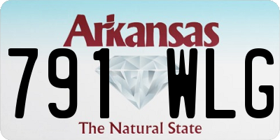 AR license plate 791WLG
