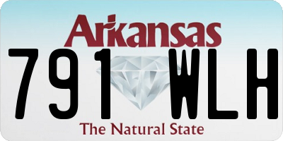 AR license plate 791WLH