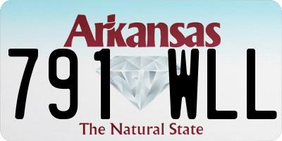 AR license plate 791WLL