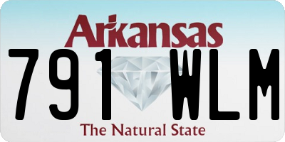 AR license plate 791WLM