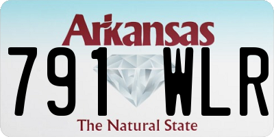 AR license plate 791WLR
