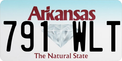 AR license plate 791WLT