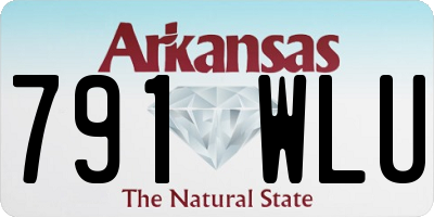 AR license plate 791WLU