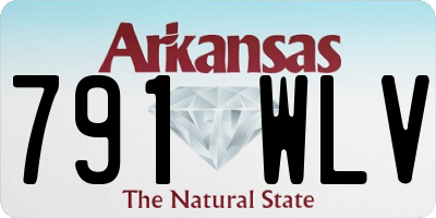 AR license plate 791WLV