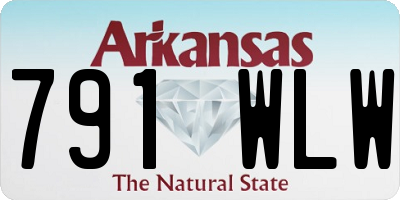 AR license plate 791WLW