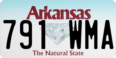 AR license plate 791WMA