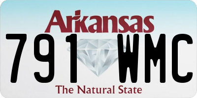 AR license plate 791WMC
