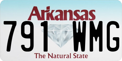 AR license plate 791WMG