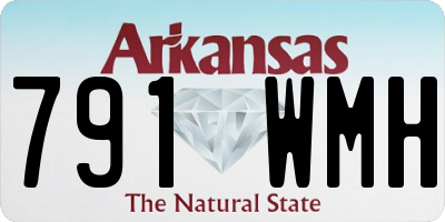 AR license plate 791WMH