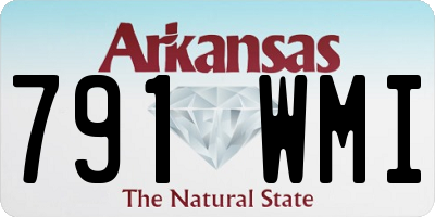 AR license plate 791WMI