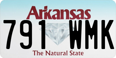 AR license plate 791WMK