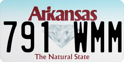 AR license plate 791WMM