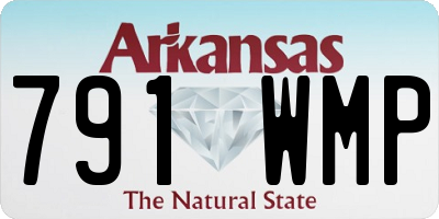 AR license plate 791WMP