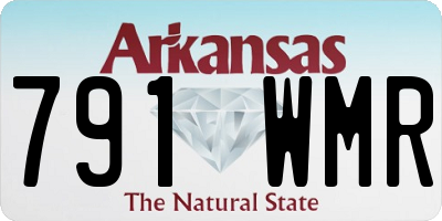 AR license plate 791WMR