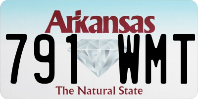 AR license plate 791WMT