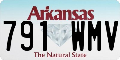 AR license plate 791WMV