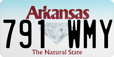 AR license plate 791WMY