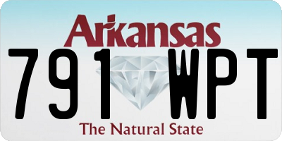 AR license plate 791WPT