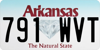 AR license plate 791WVT