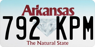 AR license plate 792KPM