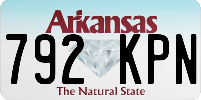 AR license plate 792KPN