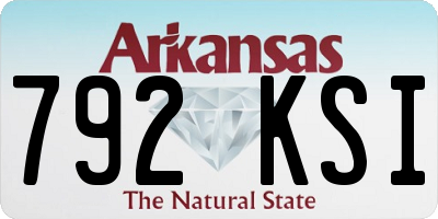 AR license plate 792KSI