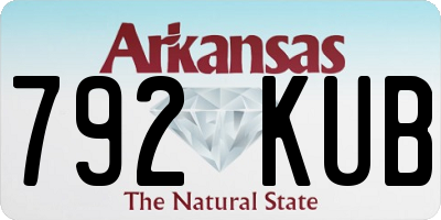 AR license plate 792KUB