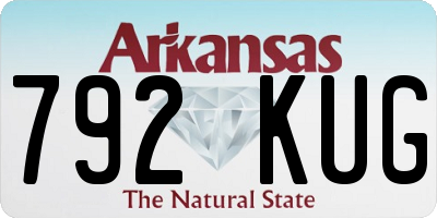 AR license plate 792KUG