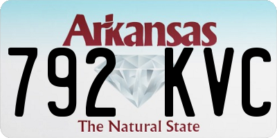 AR license plate 792KVC