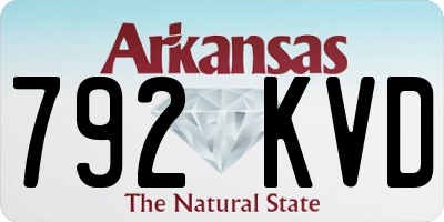AR license plate 792KVD
