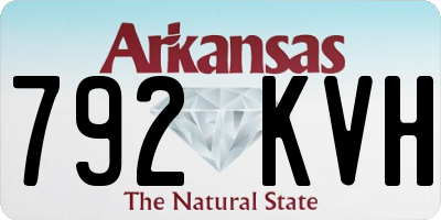 AR license plate 792KVH