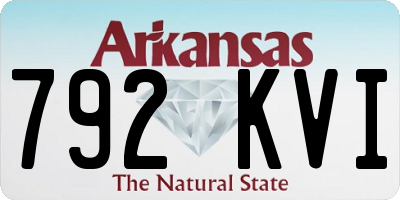 AR license plate 792KVI
