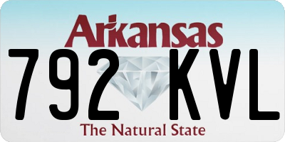 AR license plate 792KVL