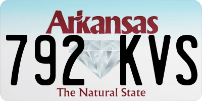 AR license plate 792KVS