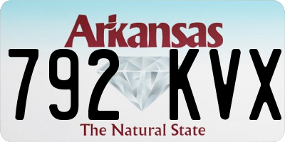 AR license plate 792KVX