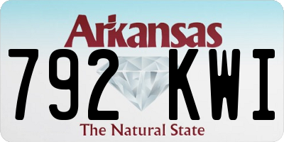 AR license plate 792KWI