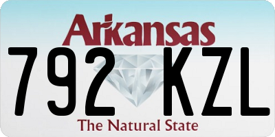 AR license plate 792KZL