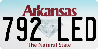 AR license plate 792LED