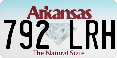 AR license plate 792LRH