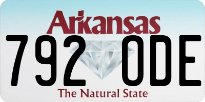 AR license plate 792ODE