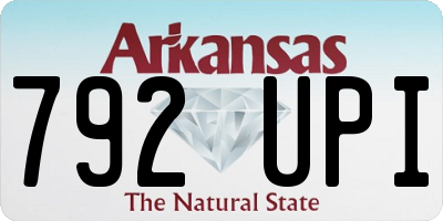 AR license plate 792UPI
