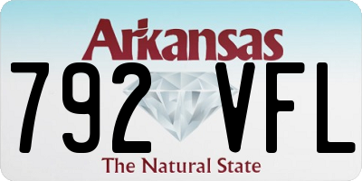 AR license plate 792VFL