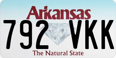 AR license plate 792VKK