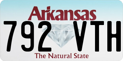 AR license plate 792VTH